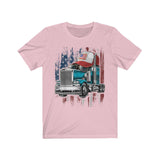 American Flag Trucker Hat - Trucker T-shirt