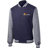 Fleece Letterman Jacket - PINOY TRUCKER (Keep Safe & Keep on Truckin' Logo)