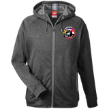 Men's Heathered Performance Hooded Jacket - Pinoy Truckers Logo