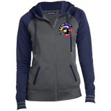 Ladies' Moisture Wick Full-Zip Hooded Jacket - FIL-CAN Trucker Logo