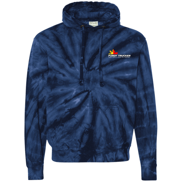 Tie-Dyed Pullover Hoodie - Pinoy Trucker (Keep Safe & Keep on Truckin' Logo)