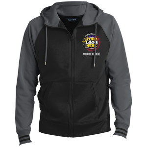 Men's Sport-Wick® Full-Zip Hooded Jacket - CUSTOM LOGO AND TEXT