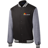 Fleece Letterman Jacket - PINOY TRUCKER (Keep Safe & Keep on Truckin' Logo)