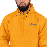 Embroidered Champion Windbreaker Packable Jacket - PINOY TRUCKER (Keep Safe & Keep on Truckin' Logo)