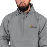 Embroidered Champion Windbreaker Packable Jacket - PINOY TRUCKER (Keep Safe & Keep on Truckin' Logo)