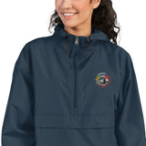 Embroidered Champion Windbreaker Packable Jacket - PINOY TRUCKERS Logo