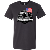 Unisex Short Sleeve Tee for TRUCKERS - USA Flag